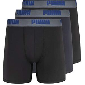 Puma Men's 3 Pack Performance Boxer Brief, Black/Grey, XL Puma Men's 3 Pack Performance Boxer Brief, Black/Grey, XL