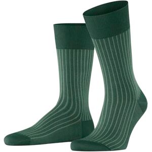 FALKE Men's Oxford Stripe M So Cotton Patterned 1 Pair Socks, Green Hunter 7441, 10-11 FALKE Men's Oxford Stripe M So Cotton Patterned 1 Pair Socks, Green Hunter 7441, 10-11