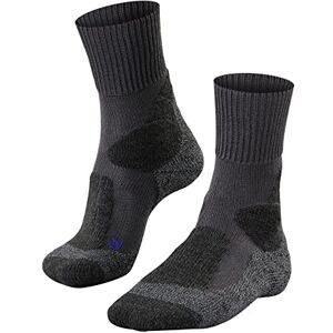 FALKE Men's TK1 Adventure Cool M So Lyocell Functional Yarn Thick Anti-Blister 1 Pair Hiking Socks, Grey Asphalt Melange 3180, 8-9 FALKE Men's TK1 Adventure Cool M So Lyocell Functional Yarn Thick Anti-Blister 1 Pair Hiking Socks, Grey Asphalt Melange 3180, 8-9