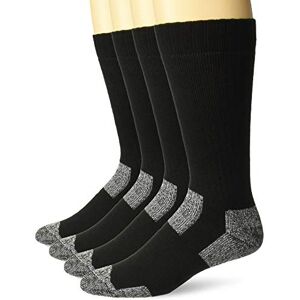 Carolina Ultimate Men's Steel Toe Boot Cushion Work Crew Socks 4 Pair Pack Casual, Black, Large Carolina Ultimate Men's Steel Toe Boot Cushion Work Crew Socks 4 Pair Pack Casual, Black, Large