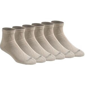 Dickies Men's Big & Tall Dri-tech Moisture Control Quarter Socks Multipack, Essential Worker Khaki (6 Pairs), Shoe Size: 12-15 Dickies Men's Big & Tall Dri-tech Moisture Control Quarter Socks Multipack, Essential Worker Khaki (6 Pairs), Shoe Size: 12-15