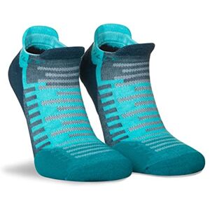 Hilly , Active Socklet Min Cushioning, Blue/Teal, Size XL Hilly , Active Socklet Min Cushioning, Blue/Teal, Size XL