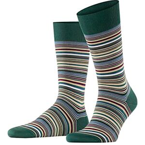 FALKE Men's Microblock M So Cotton Patterned 1 Pair Socks, Green Hunter 7441, 5.5-6.5 FALKE Men's Microblock M So Cotton Patterned 1 Pair Socks, Green Hunter 7441, 5.5-6.5