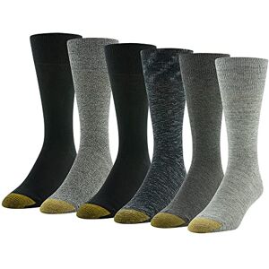Gold Toe Men's Cambridge Crew Socks, 6-Pairs, Gents Heather Assorted, Large (Pack of 6) Gold Toe Men's Cambridge Crew Socks, 6-Pairs, Gents Heather Assorted, Large (Pack of 6)