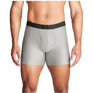 Under Armour Men's Multi-Pack Performance Tech Boxerjock Brief, 6" Inseam, All-Day Comfort & Soft Boxer, Steel Heather-Core 3 Pack, 3XL (Pack of 3) Under Armour Men's Multi-Pack Performance Tech Boxerjock Brief, 6" Inseam, All-Day Comfort & Soft Boxer, Steel Heather-Core 3 Pack, 3XL (Pack of 3)