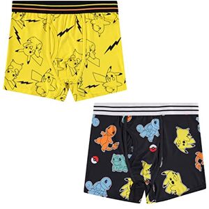 Pokémon Pokemon Mens Pikachu Boxer Briefs Gotta Catch Em All Ash Pikachu Charizard Mens 2 Pack Boxer Briefs Underwear, Multi, Small Pokémon Pokemon Mens Pikachu Boxer Briefs Gotta Catch Em All Ash Pikachu Charizard Mens 2 Pack Boxer Briefs Underwear, Multi, Small