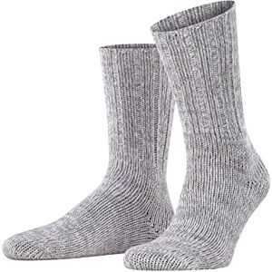 FALKE Men's Brooklyn M So Cotton Plain 1 Pair Socks, Grey Metal 3463, 5.5-8 FALKE Men's Brooklyn M So Cotton Plain 1 Pair Socks, Grey Metal 3463, 5.5-8
