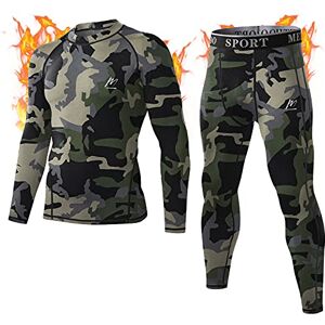 MeetHoo Men’s Thermal Underwear Set, Compression Base Layer Sports Long Johns Fleece Lined Winter Gear Running Skiing MeetHoo Men’s Thermal Underwear Set, Compression Base Layer Sports Long Johns Fleece Lined Winter Gear Running Skiing