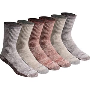 Dickies Men's Dri-tech Moisture Control Crew Socks, Available in M-XXL (6, 12, 18, Natural Twist Assort (6 Pairs), Large (Pack of 6) Dickies Men's Dri-tech Moisture Control Crew Socks, Available in M-XXL (6, 12, 18, Natural Twist Assort (6 Pairs), Large (Pack of 6)