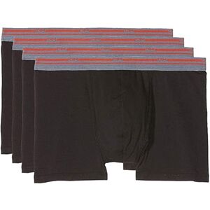 DIM Men's Boxer Classic Colours Cotton Stretch Comfort and Support x4 Black 3XL DIM Men's Boxer Classic Colours Cotton Stretch Comfort and Support x4 Black 3XL