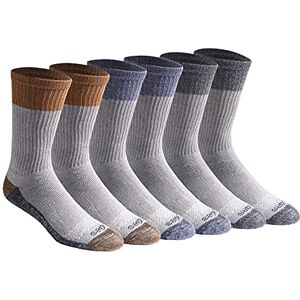 Dickies Men's Dri-tech Moisture Control Crew Socks Multipack, Color Block Assorted (6 Pairs), Shoe Size: 6-12 Dickies Men's Dri-tech Moisture Control Crew Socks Multipack, Color Block Assorted (6 Pairs), Shoe Size: 6-12