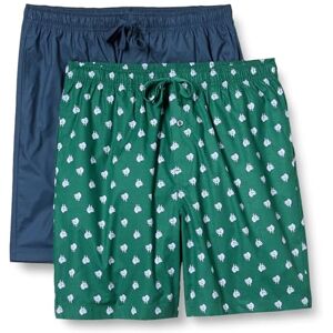 Amazon Essentials Men's Lounge Cotton Stretch Poplin Pyjama Shorts, Pack of 2, Indigo/Wolf, 3XL Amazon Essentials Men's Lounge Cotton Stretch Poplin Pyjama Shorts, Pack of 2, Indigo/Wolf, 3XL