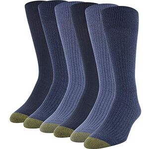 Gold Toe Men's Stanton Crew Socks, Multipairs Dress Sock, Chambray/Denim (6-pairs), L UK Gold Toe Men's Stanton Crew Socks, Multipairs Dress Sock, Chambray/Denim (6-pairs), L UK