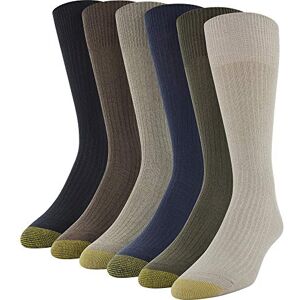 Gold Toe Men's Stanton Crew Socks, Multipairs Dress Sock, Khaki/Loden (6-pairs), L UK Gold Toe Men's Stanton Crew Socks, Multipairs Dress Sock, Khaki/Loden (6-pairs), L UK