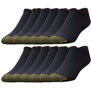 Gold Toe Men's 656f Cotton No Show Athletic Socks, Multipairs, Black (12-Pairs), Large (Pack of 12) Gold Toe Men's 656f Cotton No Show Athletic Socks, Multipairs, Black (12-Pairs), Large (Pack of 12)
