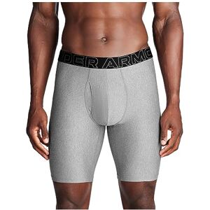 Under Armour Men's Standard Performance Tech 9-inch Boxerjock Multi-Pack, Steel Heather 3 Pack, XL Under Armour Men's Standard Performance Tech 9-inch Boxerjock Multi-Pack, Steel Heather 3 Pack, XL