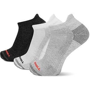 Merrell Unisex's Men's and Women's Recycled Everyday Low Cut Tab Socks-3 Pair Pack-Repreve Mesh Casual, Gray Assorted, Medium-Large (Pack of 3) Merrell Unisex's Men's and Women's Recycled Everyday Low Cut Tab Socks-3 Pair Pack-Repreve Mesh Casual, Gray Assorted, Medium-Large (Pack of 3)