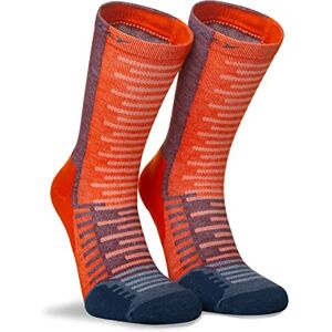 Hilly , Active Crew Min Cushioning, Orange/Burgundy, Size M Hilly , Active Crew Min Cushioning, Orange/Burgundy, Size M