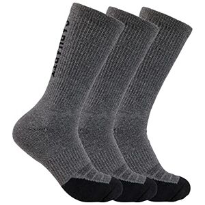 Carhartt Men's Force Midweight Logo Crew Sock 3 Pack, Carbon Heather, X-Large (Pack of 3) Carhartt Men's Force Midweight Logo Crew Sock 3 Pack, Carbon Heather, X-Large (Pack of 3)