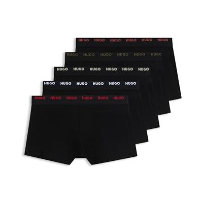 Hugo Boss Men's Trunk Five Pack 10268005 01 Trunks, Charcoal 012, S Hugo Boss Men's Trunk Five Pack 10268005 01 Trunks, Charcoal 012, S
