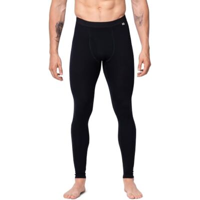 DANISH ENDURANCE Merino Wool Thermal Leggings Men, Midweight 180 GSM Long Johns for Men with Optional Fly, Breathable & Odour-Resistant, Mulesing-Free for Active Winter DANISH ENDURANCE Merino Wool Thermal Leggings Men, Midweight 180 GSM Long Johns for Men with Optional Fly, Breathable & Odour-Resistant, Mulesing-Free for Active Winter