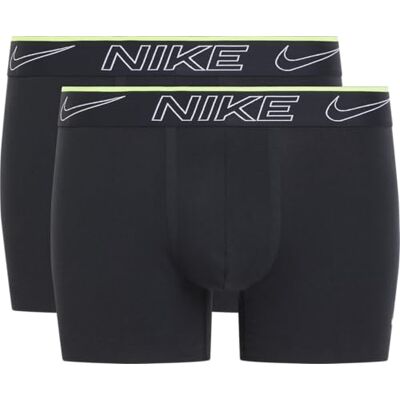 Nike Trunk 2PK Underwear, Black/Black, M Men Nike Trunk 2PK Underwear, Black/Black, M Men