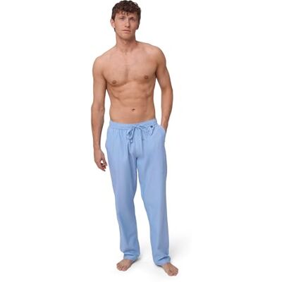 DANISH ENDURANCE Pyjama Bottoms Mens, 100% Organic Cotton, Soft Brushed Inside Lounge Pants Mens with Adjustable Drawstring & Regular Fit with Pockets DANISH ENDURANCE Pyjama Bottoms Mens, 100% Organic Cotton, Soft Brushed Inside Lounge Pants Mens with Adjustable Drawstring & Regular Fit with Pockets