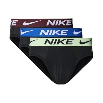 Nike Girls Hip Brief 3pk Underwear, Blk Brly Volt/Gme Ryl/Burg Crh Wb, XL EU Nike Girls Hip Brief 3pk Underwear, Blk Brly Volt/Gme Ryl/Burg Crh Wb, XL EU