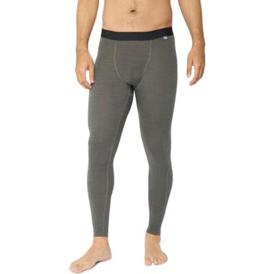 DANISH ENDURANCE Merino Wool Thermal Leggings Men, Midweight 180 GSM Long Johns for Men with Optional Fly, Breathable & Odour-Resistant, Mulesing-Free for Active Winter DANISH ENDURANCE Merino Wool Thermal Leggings Men, Midweight 180 GSM Long Johns for Men with Optional Fly, Breathable & Odour-Resistant, Mulesing-Free for Active Winter