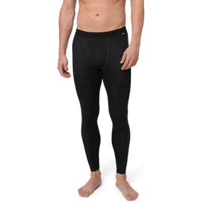 DANISH ENDURANCE Merino Wool Thermal Leggings Men, Midweight 180 GSM Long Johns for Men with Optional Fly, Breathable & Odour-Resistant, Mulesing-Free for Active Winter DANISH ENDURANCE Merino Wool Thermal Leggings Men, Midweight 180 GSM Long Johns for Men with Optional Fly, Breathable & Odour-Resistant, Mulesing-Free for Active Winter