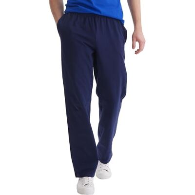 Hanes Essentials Sweatpants, Men’s Cotton Jersey Pants with Pockets, 33” Hanes Essentials Sweatpants, Men’s Cotton Jersey Pants with Pockets, 33”