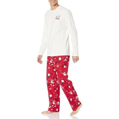 Amazon Essentials Disney Marvel Star Wars Men's Flannel Pyjama Sleep Sets, Nightmare Valentine Mens, XS Amazon Essentials Disney Marvel Star Wars Men's Flannel Pyjama Sleep Sets, Nightmare Valentine Mens, XS