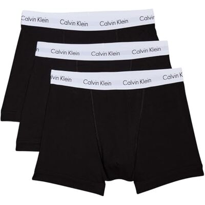 Calvin Klein Men’s 3 Pack Trunks, Black (Black), M Calvin Klein Men’s 3 Pack Trunks, Black (Black), M