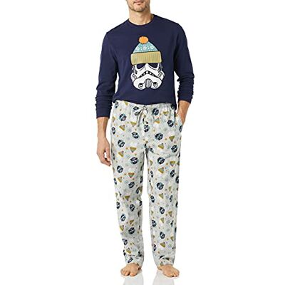 Amazon Essentials Disney Marvel Star Wars Men's Flannel Pyjama Sleep Sets, Star Wars Winter Mens, XXL Amazon Essentials Disney Marvel Star Wars Men's Flannel Pyjama Sleep Sets, Star Wars Winter Mens, XXL