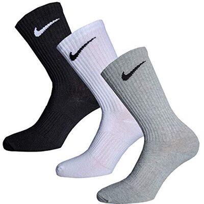Nike 3PPK Lightweight Crew,Unisex Adult Socks, Pack of 3 Nike 3PPK Lightweight Crew,Unisex Adult Socks, Pack of 3
