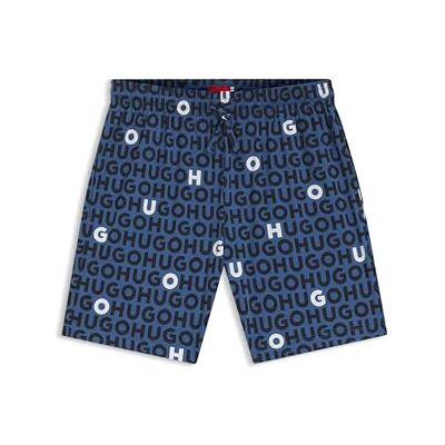 Hugo Boss Men's Pyjama Shorts, 422 Medium Blue, XL Hugo Boss Men's Pyjama Shorts, 422 Medium Blue, XL