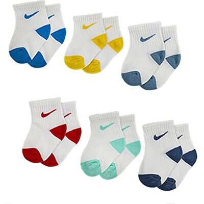 Nike Men's Basic Pack Crew Calze Multicolor Unisex Mn0299-u3h SOCKS Nike Men's Basic Pack Crew Calze Multicolor Unisex Mn0299-u3h SOCKS