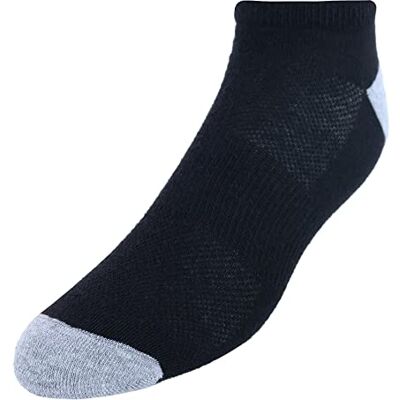 Hanes FreshIQ™ X-Temp® Super Low No Show Socks 12-Pack (LTAC10) -BLACK -6-12 -12PK Hanes FreshIQ™ X-Temp® Super Low No Show Socks 12-Pack (LTAC10) -BLACK -6-12 -12PK