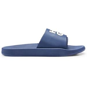 Hugo Boss Mens Nil Slid Logo-branded slides Size 10 Hugo Boss Mens Nil Slid Logo-branded slides Size 10