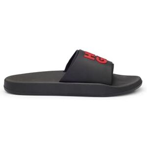 Hugo Boss Mens Nil Slid Logo-branded slides Size 7 Hugo Boss Mens Nil Slid Logo-branded slides Size 7