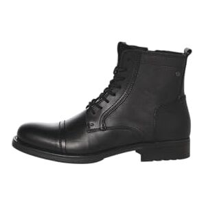 JACK & JONES Jfwrussel Leather Anthracite 19, Men’s Biker Boots, Grey (Anthracite Anthracite), 6 UK (40 EU) JACK & JONES Jfwrussel Leather Anthracite 19, Men’s Biker Boots, Grey (Anthracite Anthracite), 6 UK (40 EU)