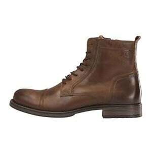 JACK & JONES Jfwrussel Leather Cognac 19, Men’s Biker Boots, Brown (Cognac Cognac), 10 UK (44 EU) JACK & JONES Jfwrussel Leather Cognac 19, Men’s Biker Boots, Brown (Cognac Cognac), 10 UK (44 EU)