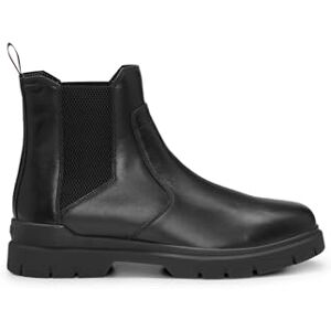 Hugo Boss Mens Ryan Cheb Signature-outsole Chelsea boots in leather Size 5 Hugo Boss Mens Ryan Cheb Signature-outsole Chelsea boots in leather Size 5