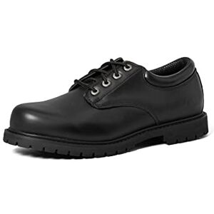 Skechers Men's Cottonwood Elks Oxfords, Black Black Leather Blk, 7 UK Skechers Men's Cottonwood Elks Oxfords, Black Black Leather Blk, 7 UK