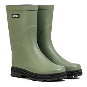 Aigle Men's mid rain Medium Boot, Olivine, 9.5 UK Aigle Men's mid rain Medium Boot, Olivine, 9.5 UK