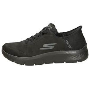 Skechers Men's Hands Free Slip-ins: Go Walk Flex-Smooth Motion Sneaker, Black Textile, 9 UK Skechers Men's Hands Free Slip-ins: Go Walk Flex-Smooth Motion Sneaker, Black Textile, 9 UK