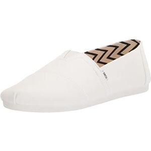 TOMS Men's Recycled Cotton Alpargata Loafer Flat, White, 10.5 UK TOMS Men's Recycled Cotton Alpargata Loafer Flat, White, 10.5 UK