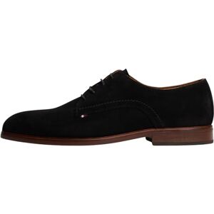 Tommy Hilfiger Men’s Suede Derby Shoes, Black (Black), 10.5 Tommy Hilfiger Men’s Suede Derby Shoes, Black (Black), 10.5