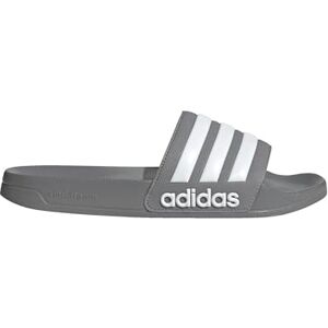 adidas Adilette Shower Slides Flip-Flop, Grey Three/Cloud White/Grey Three, 6 UK adidas Adilette Shower Slides Flip-Flop, Grey Three/Cloud White/Grey Three, 6 UK
