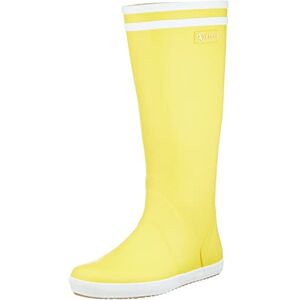 Aigle Men's Goeland Rain Boot, Jaune/Blanc, 1 UK Aigle Men's Goeland Rain Boot, Jaune/Blanc, 1 UK